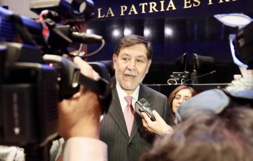 Noroña descarta reelegirse en la mesa directiva del Senado sólo si esta Senadora levanta la mano