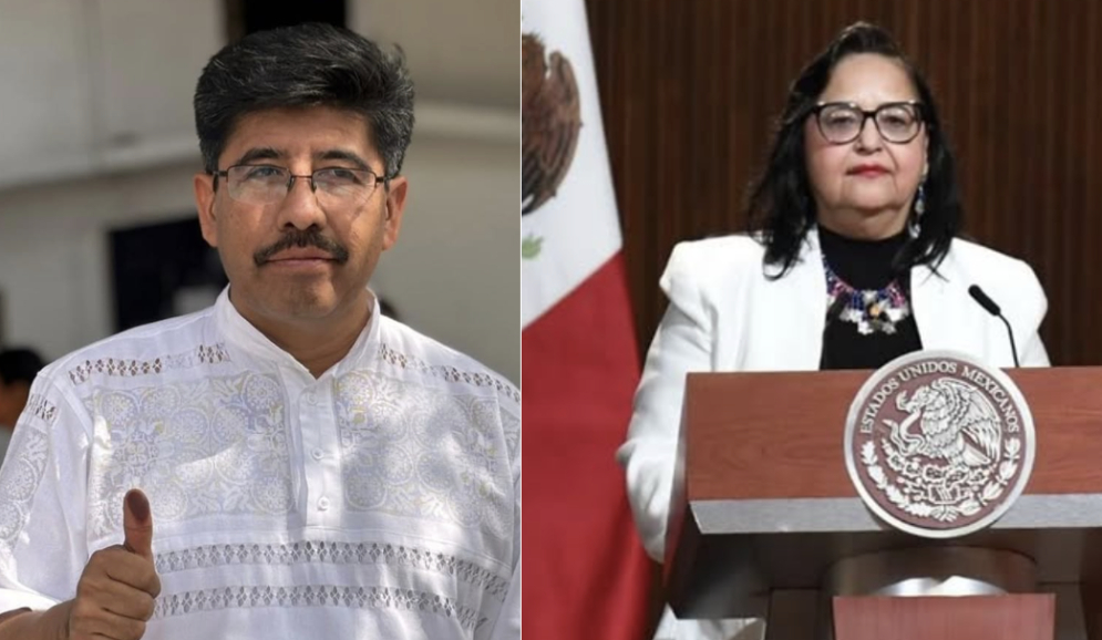 Ministra presidenta de la SCJN Norma Piña se reúne con nuevo ministro del bienestar Hugo Aguilar