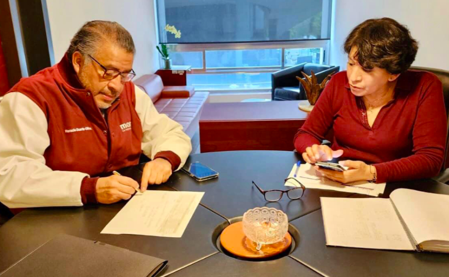Delfina Gómez ofrece llevar la transformación al Edomex