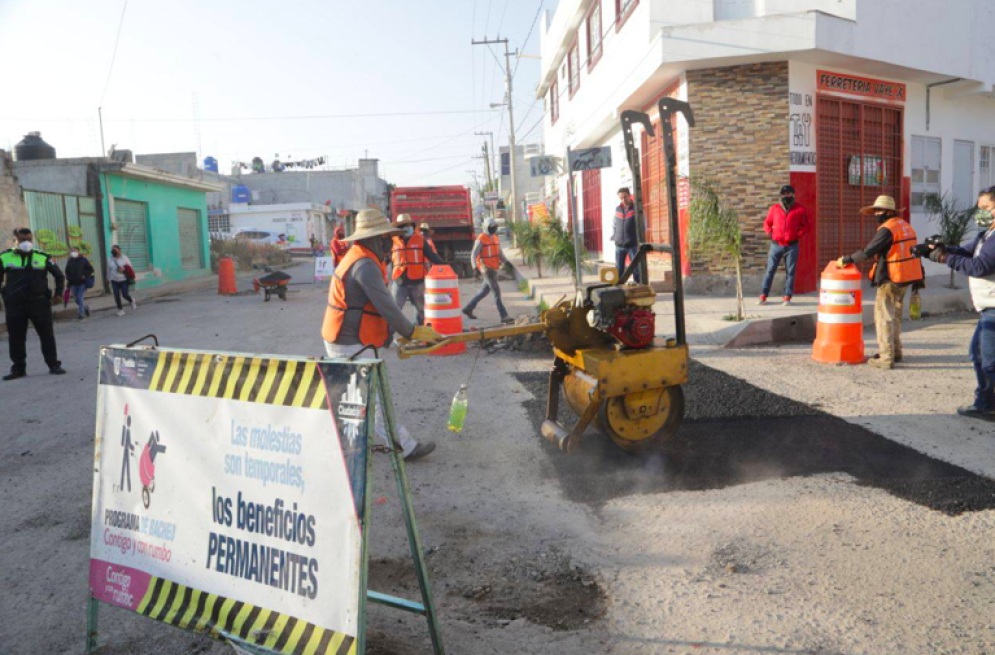 Reporta Lalo Rivera 27 mil baches atendidos en los primeros meses de administración