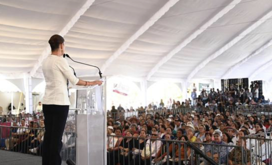 Sheinbaum sale en respaldo de AMLO por polémica colecta a favor del régimen cubano