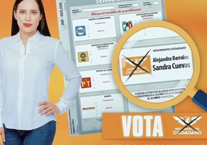 TEPJF señala que Sandra Cuevas vulneró el periodo de veda electoral como candidata al Senado