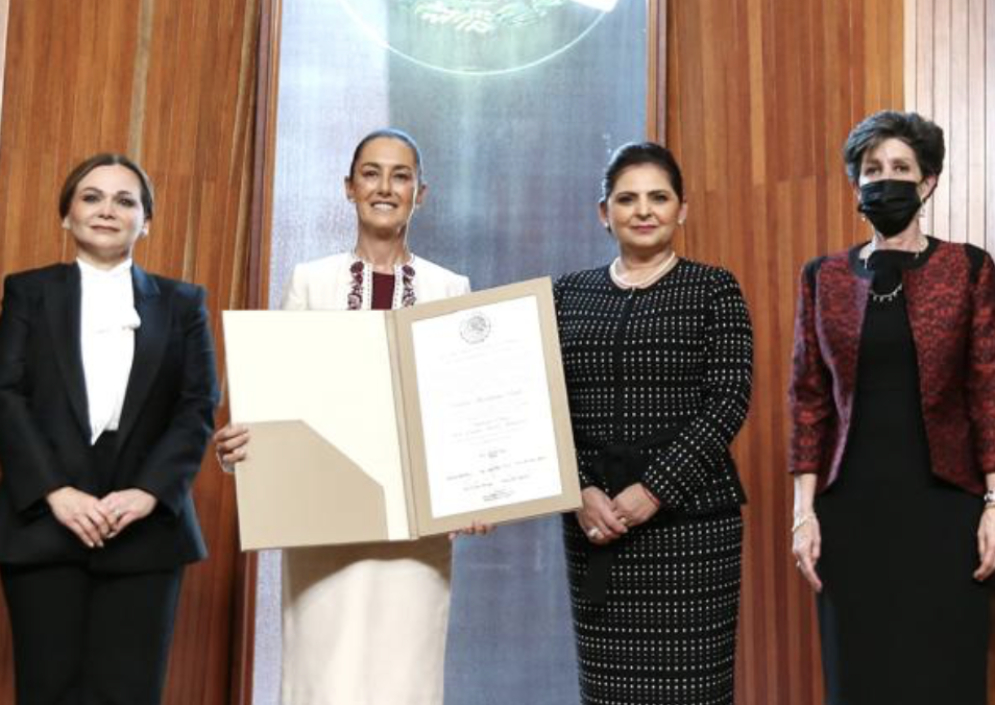 TEPJF entrega de constancia que acredita a Sheinbaum como candidata electa: “Nada opaca el hecho que México tiene la primera mujer Presidenta por voto ciudadano”