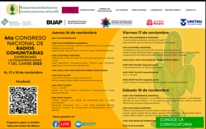 Se lleva a cabo en la BUAP el Cuarto Congreso Nacional de Radios Comunitarias: Expresiones Latinoamericanas y del Caribe 2023