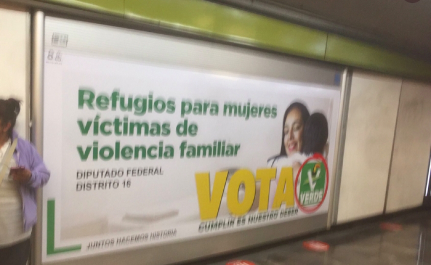 Partido Verde promete refugios para mujeres víctimas de violencia familiar… que AMLO desapareció