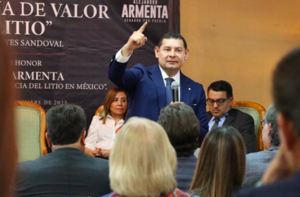 Armenta asegura que busca preservar el legado de AMLO en Puebla