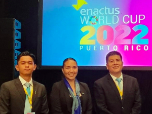 Ganan emprendedores BUAP la competencia internacional 1 Race 4 Oceans en la Enactus World Cup 2022