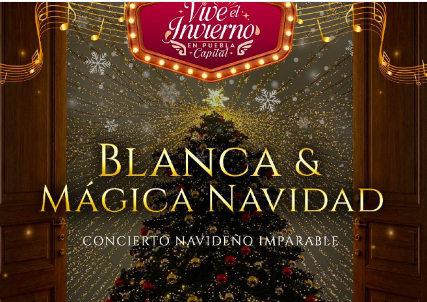 Disfruta del concierto Blanca Navidad en el zócalo