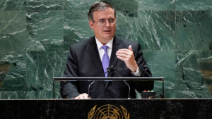 Marcelo Ebrard ante la ONU