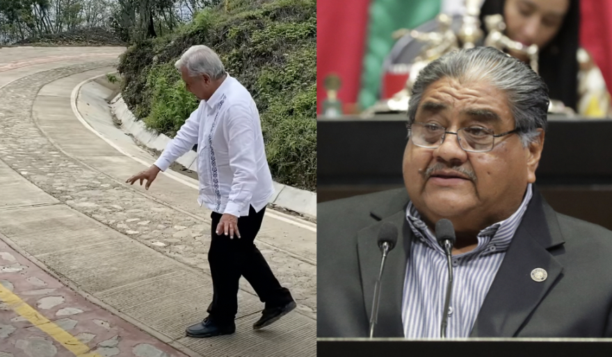 Diputado de Morena propone que tránsito pesado no pase por los caminos artesanales de AMLO: “no están diseñados para tráfico tan intenso”, dice