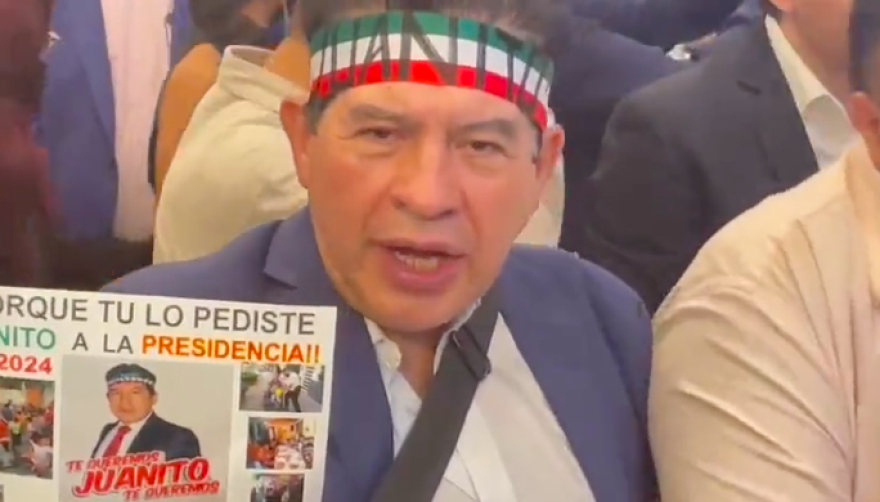 Juanito se lanza como aspirante presidencial: “soy el único que le puede ganar al delincuente de Obrador”, dice