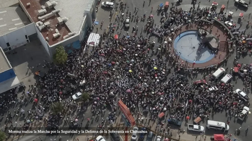 TEPJF batea a denuncia de Morena contra Maru Campos donde le atribuyeron el fracaso de la “marcha por la soberanía”