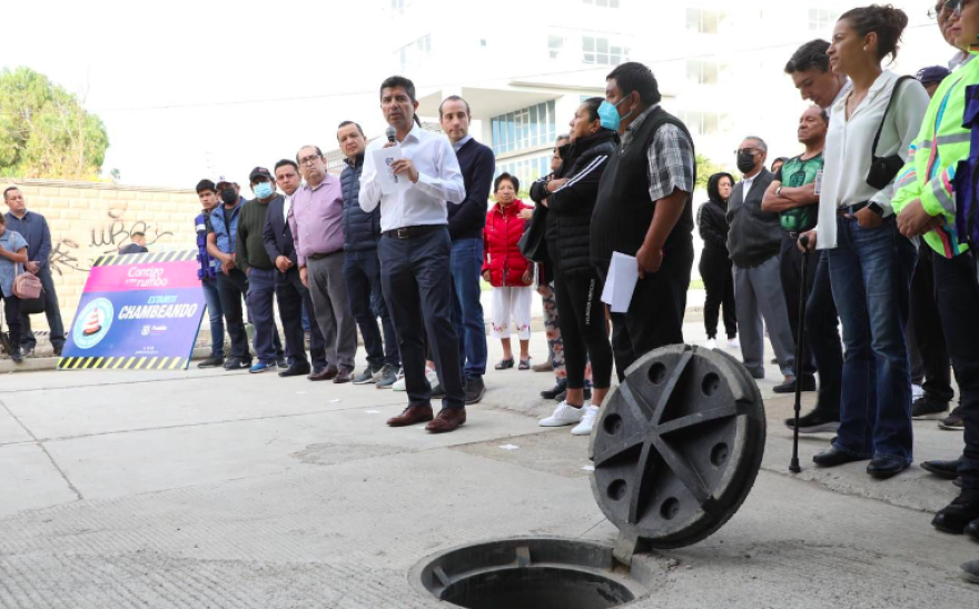 Amplían red pluvial en la colonia Ángeles Mayorazgo