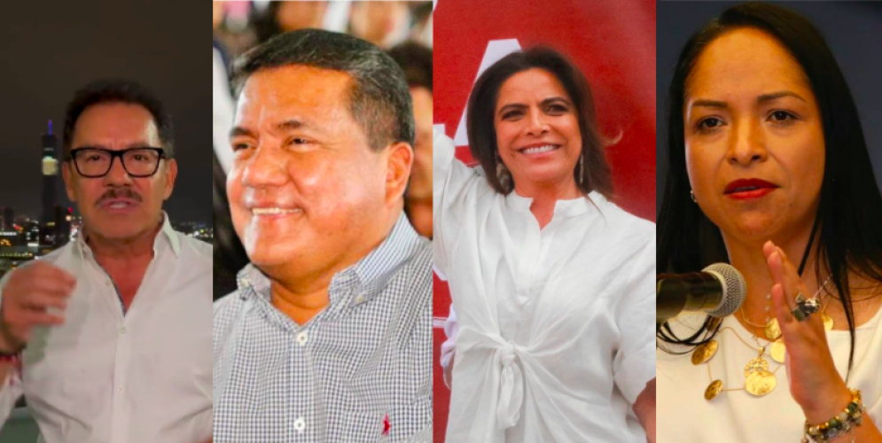 Ignacio Mier, Julio Huerta, Lizeth Sánchez y Olivia Salomón pasan la 1era ronda de Morena para la gubernatura de Puebla