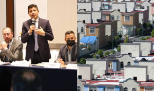 Lalo Rivera y Canadevi van por construcción de 6 mil casas en Puebla capital