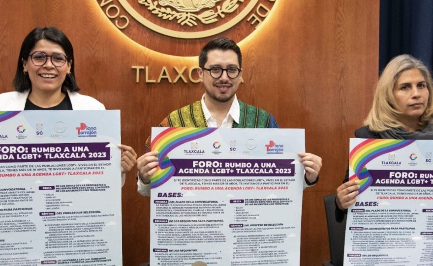 La 4T en Tlaxcala presenta convocatoria &quot;rumbo a una agenda LGBT+ 2023&quot;