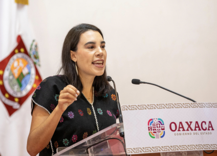 Anuncia Josefina Rodríguez presentación de la Guelaguetza en la FITUR 2026 de Madrid