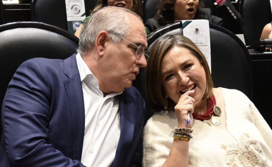 Bancada del PAN en el senado señala a Sheinbaum por beneficiarse del presupuesto público para ganar interna de morena