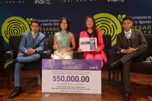 Estudiantes de la BUAP ganan el Premio a la Innovación y Buenas Prácticas en la Protección de Datos Personales 2022