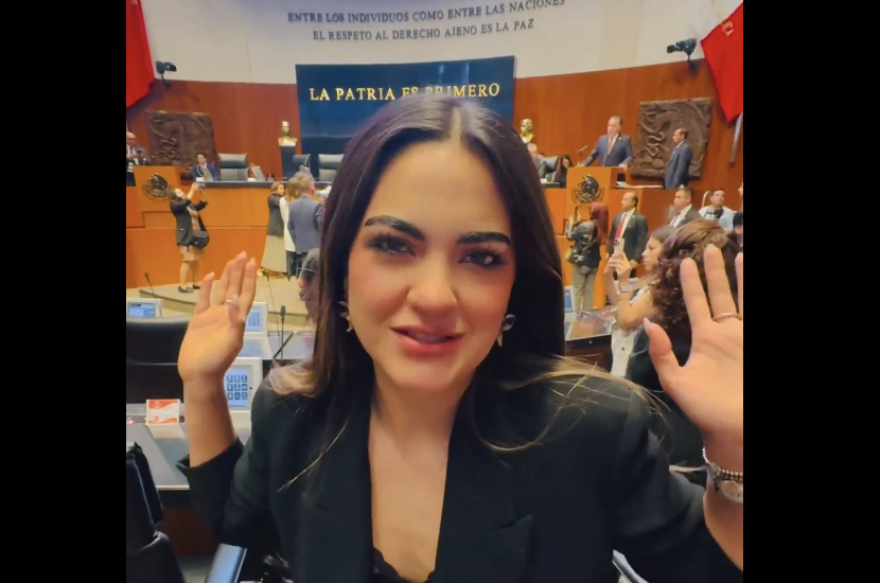 Andrea Chávez acusa al PAN de convertir al Senado en un circo