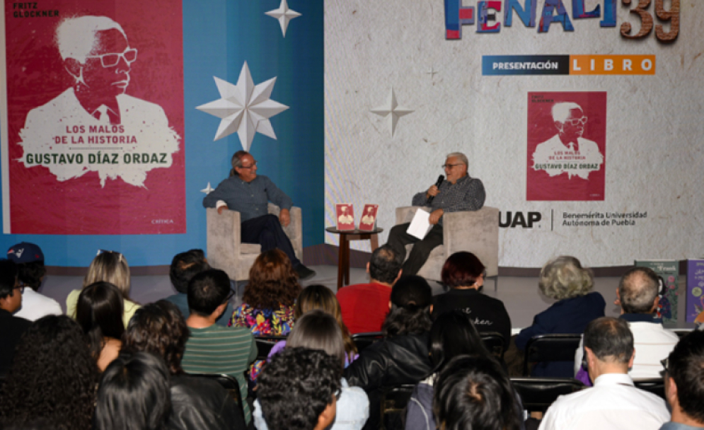 Los malos de la historia. Gustavo Díaz Ordaz, una obra de Fritz Glockner en la FENALI 39