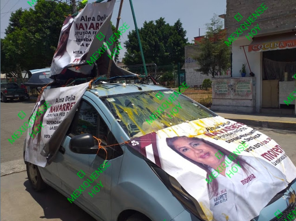 Corren a huevazos a candidata de morena que busca reelegirse en Ecatepec
