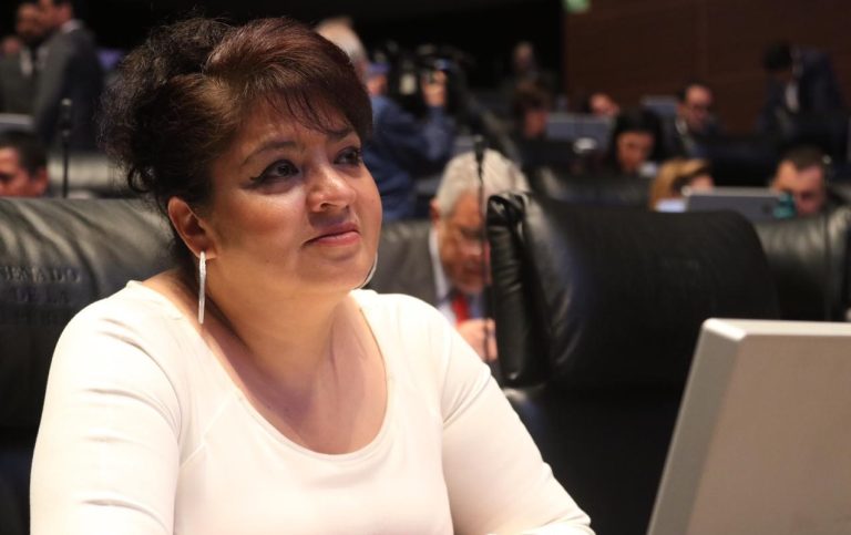 Nestora Salgado afirma que la 4T está acabando con el tráfico de voluntades  y los derroches