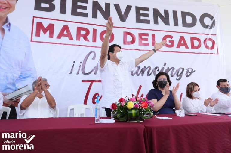 Delgado asegura que Morena debe jugársela por AMLO