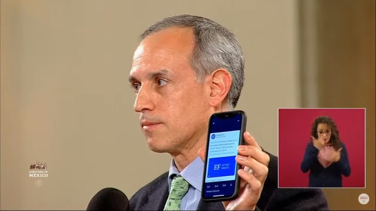 En plena conferencia Gatell culpa a la “infodemia”; señala que se manipula la información