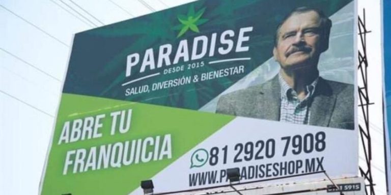 Vicente Fox promueve empresa Paradise de productos cannábicos