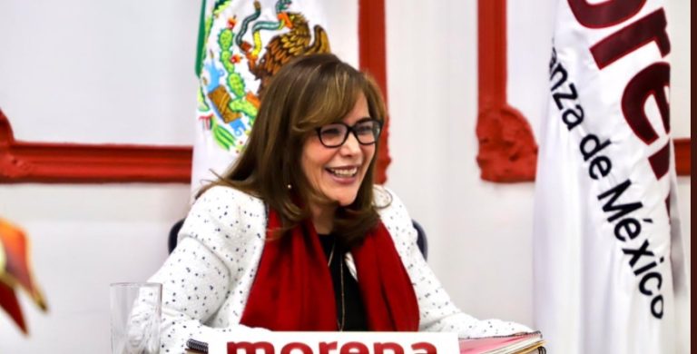 Yeidckol Polevsnky felicita a Lucho Arce, “el regreso del progresismo y la democracia participativa”