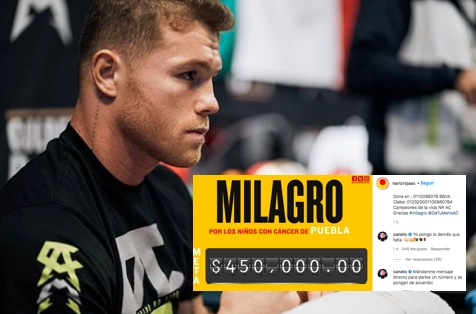 Canelo el “Milagro” de niños con cáncer en Puebla