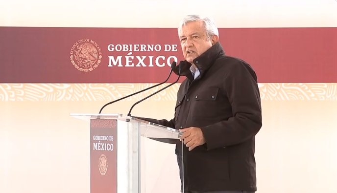 AMLO acorta su discurso por protestas en Tamaulipas; su acto dura apenas 4 minutos