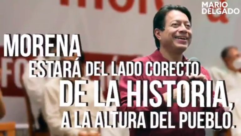 Adelanta Mario Delgado que como dirigente estará caminando casa por casa con el pueblo
