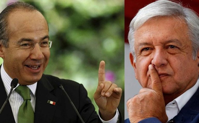 AMLO puede bajarse el aguinaldo, al cabo su esposa recibe una beca alta: responde Calderón