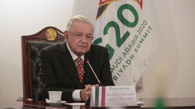 AMLO pide ante el G20 rescatar primero a los pobres y evitar la tentación de medidas autoritarias