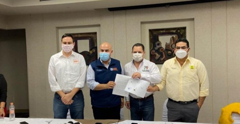 En Baja California arman alianza total entre PAN, PRI, PRD, PES y PBC contra Morena