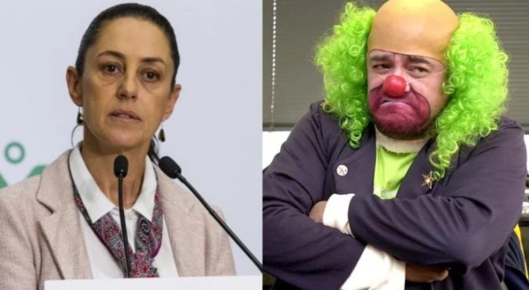 Sheinbaum califica como una ‘absoluta falta de respeto’ dichos de Brozo a AMLO