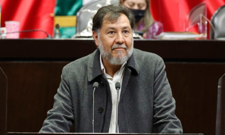 Noroña asegura que tuvo que llegar la 4T para que se empezara a pacificar al país