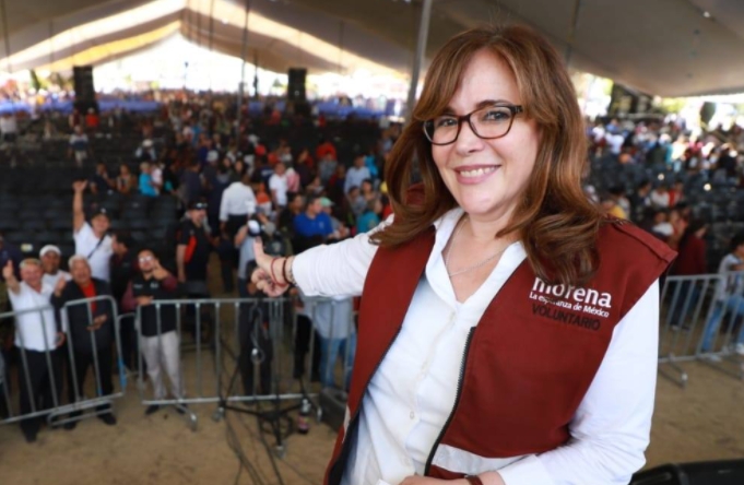 Yeidckol celebra elección de candidatos morenistas; asegura que la ciudadanía elegirá lo mejor dentro de lo mejor