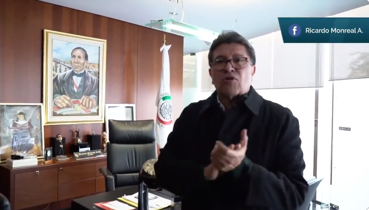 “Tenemos fe en el futuro porque lo estamos construyendo”, presume Monreal en el inicio año