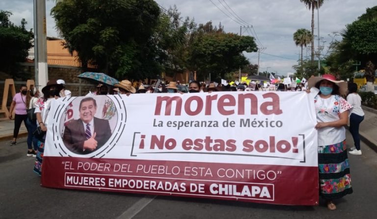 Mujeres arman mega marcha en favor de Félix Salgado; exigen que pare la “guerra sucia” en su contra