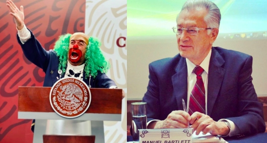 Brozo se burla de respuesta de Bartlett sobre apagón ” Gobiernito Mi Alegría No sabemos y cobramos”