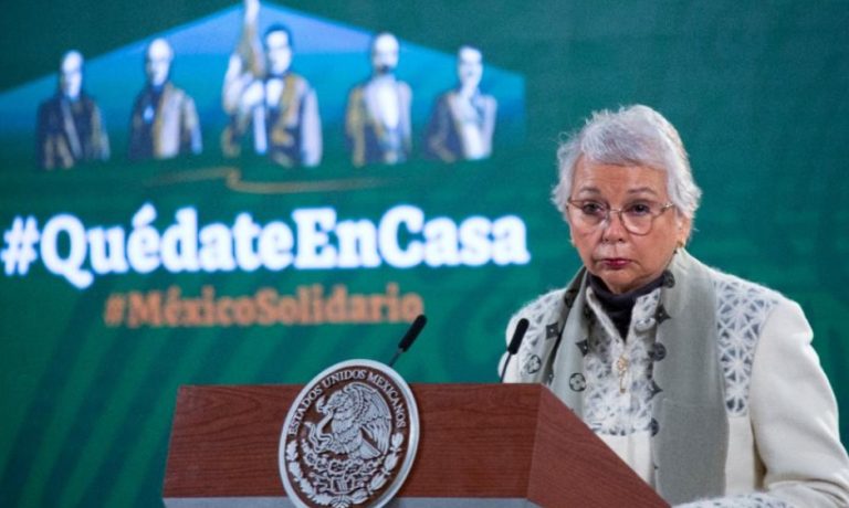 Estrategia contra la pandemia está alejada de cualquier pretensión política: Sánchez Cordero
