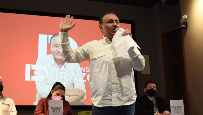 Durazo presenta su decálogo de acciones para transformar Sonora