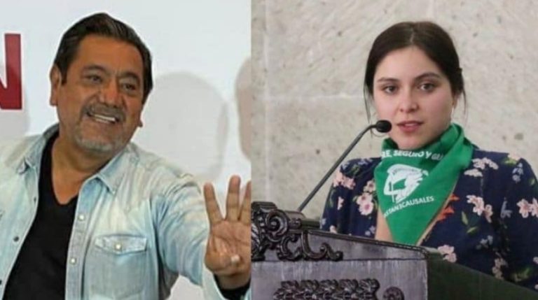 Redes exigen renuncia de Estefanía Veloz ante candidatura de Salgado Macedonio; desaparece de Twitter