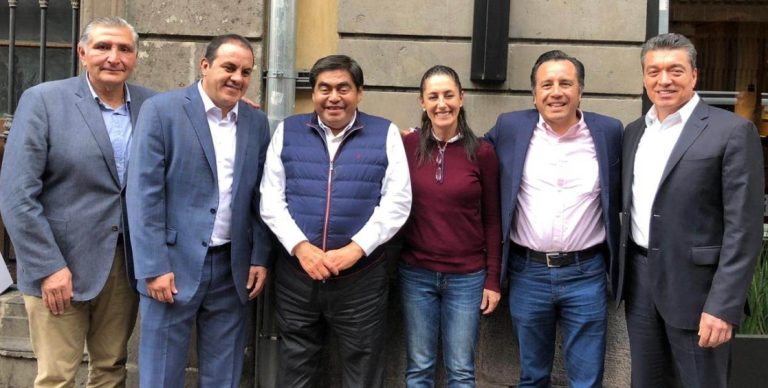 Gobernadores de la 4T salen en defensa de Salgado y Morón y se lanzan contra el INE y TEPJF