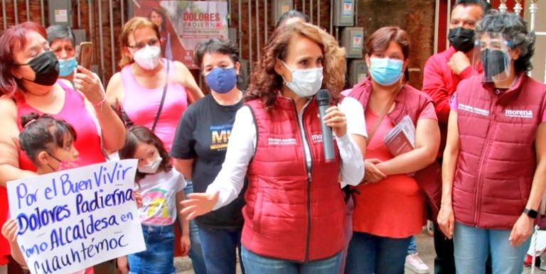 Padierna promete reordenar el comercio ambulante de ganar la alcaldía Cuauhtémoc