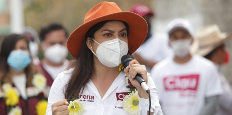 “Me atacan porque me temen”, dice Claudia Rivera y asegura estar 20 puntos arriba de Eduardo Rivera