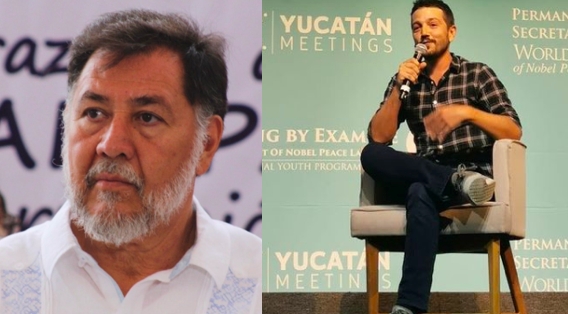Noroña se lanza contra Diego Luna “es un hipócrita que suelta veneno contra la 4T”